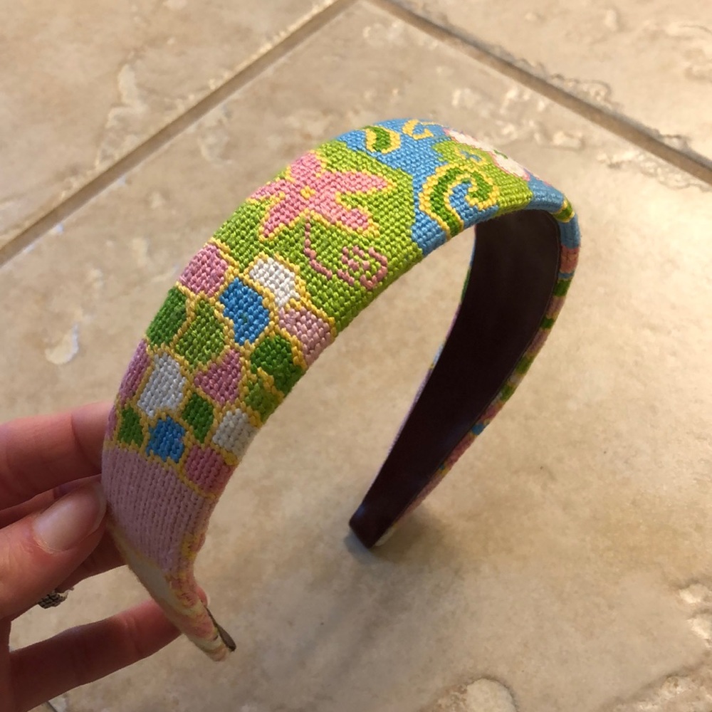 Smathers & Branson needlepoint headband